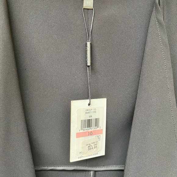 Calvin Klein Vest Open Ruffle Front L - Picture 4 of 5